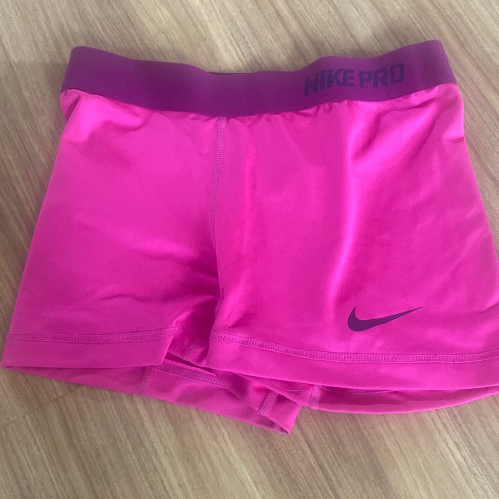 Hot Pink Nike Pro Shorts
